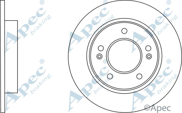 APEC BRAKING Jarrulevy DSK2765